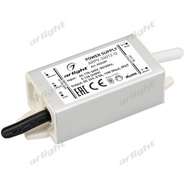 Блок питания ARPV-24012-D (24V, 0.5A, 12W)