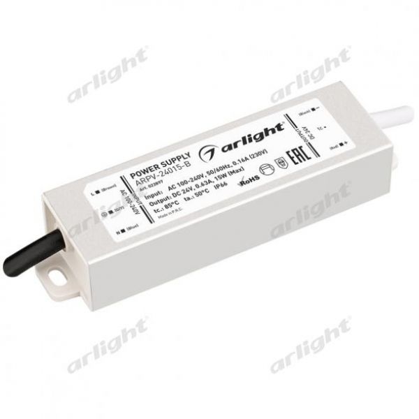 Блок питания ARPV-24015-B (24V, 0.6A, 15W)