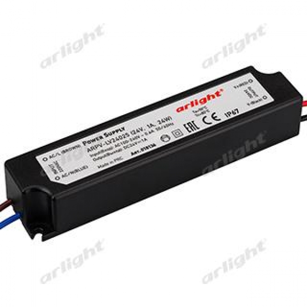 Блок питания ARPV-LV24025 (24V, 1.0A, 24W)