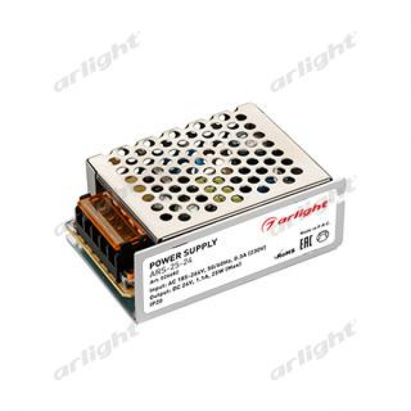 Блок питания ARS-25-24 (24V, 1.1A, 25W)