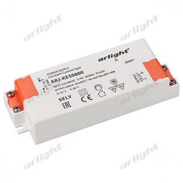 Блок питания ARJ-KE50600 (30W, 600mA, PFC)