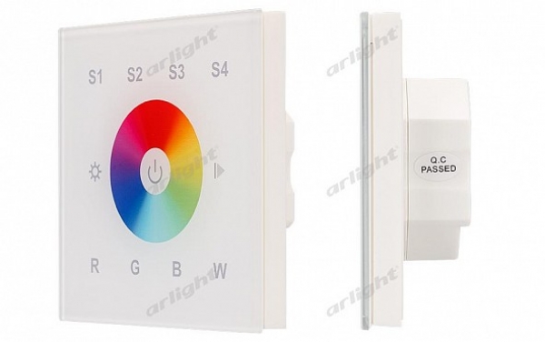 Панель Sens SR-2820B-AC-RF-IN White (220V,RGBW,1 зона)