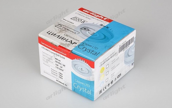 Светильник LTD-80R-Crystal-Roll 2x3W Warm White