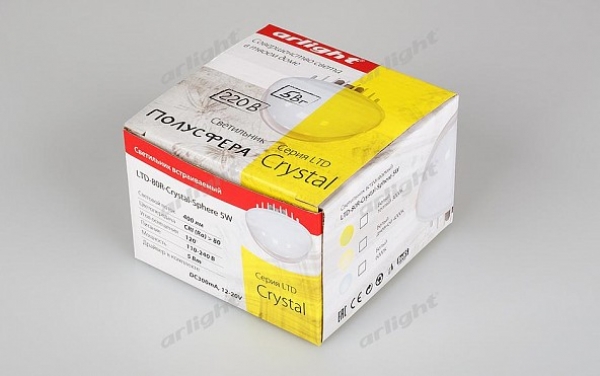Светильник LTD-80R-Crystal-Sphere 5W White