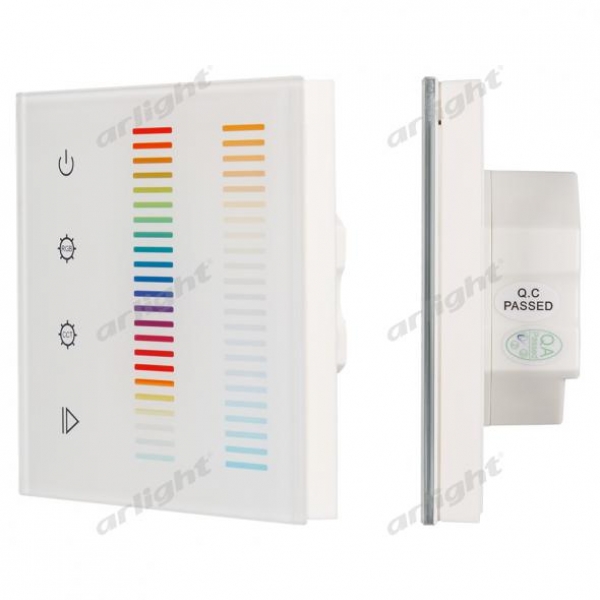 Панель Sens SR-2834-5C-AC-RF-IN White (220V,RGB+CCT,1 зона)