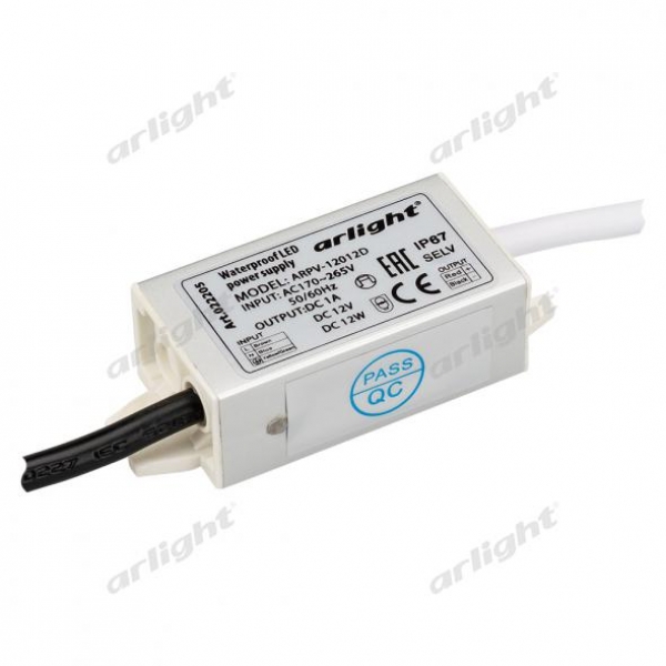 Блок питания ARPV-12012-D (12V, 1.0A, 12W)