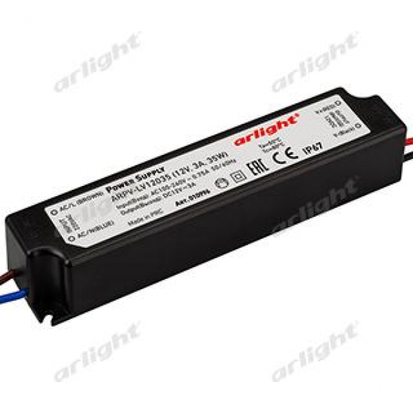 Блок питания ARPV-LV12035 (12V, 3.0A, 36W)